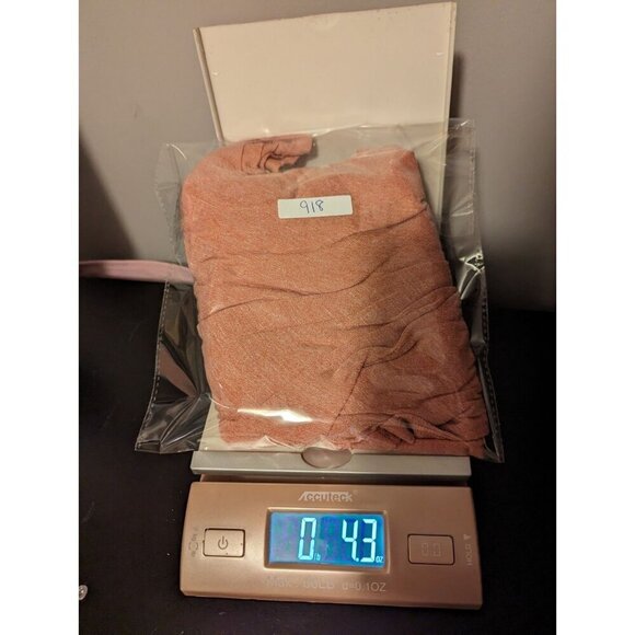 Maurices Women's Size Medium Peach Open Front Sleeveless Cardigan Lightweight - Picture 8 of 8